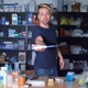 Josiah Zayner in his former lab space. Image Courtesy Josiah Zayner
